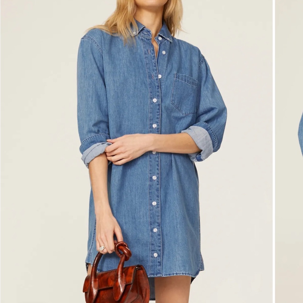 Thakoon Indigo Denim Shirt Dress